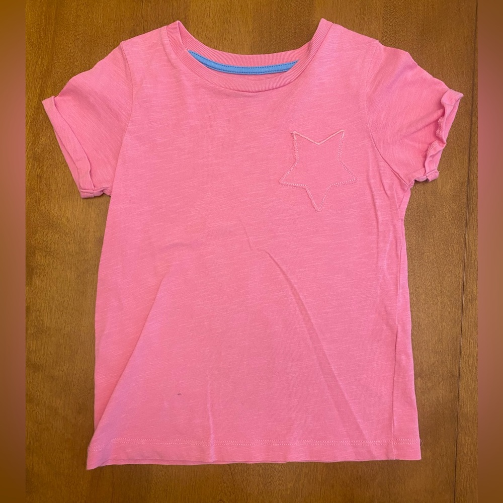 Mini Boden pink shirt size 6/7